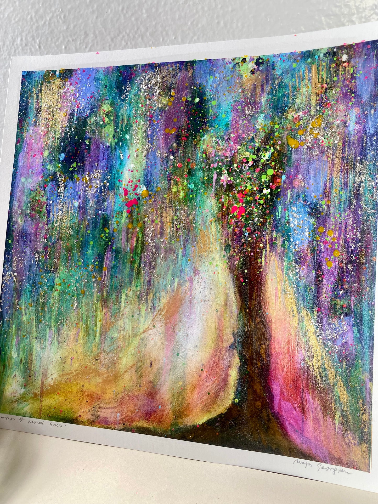 HAND PAINTED - Memories of Mardi Gras