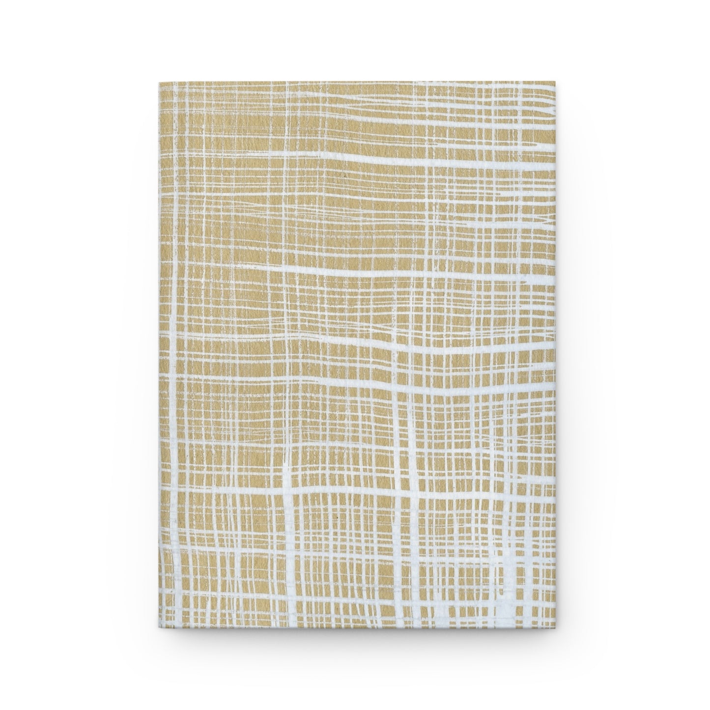 White Gingham - Hardcover Journal