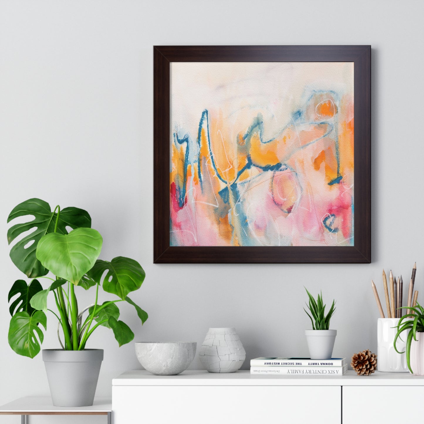 Framed Abstract Art Print