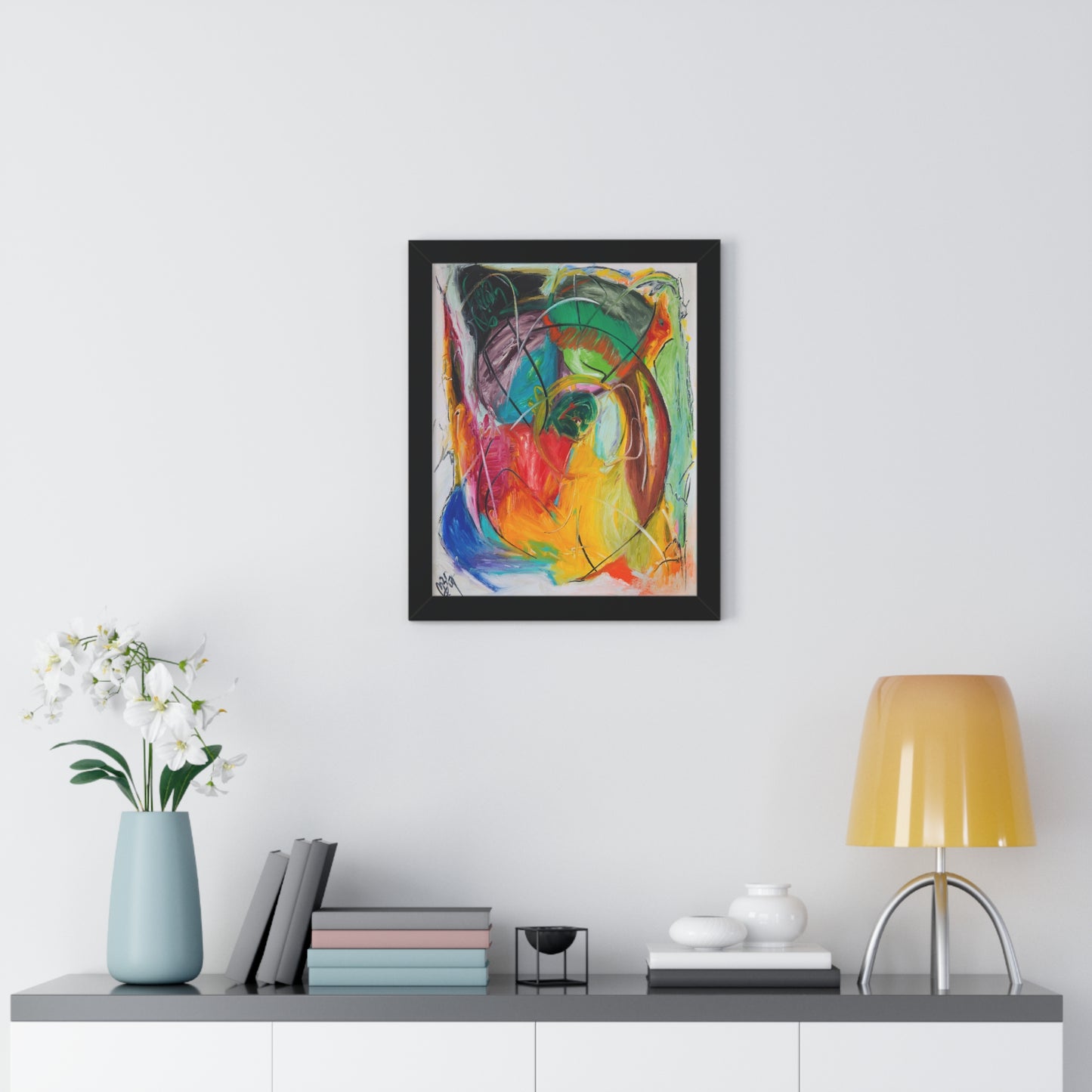 Framed Abstract Art Print