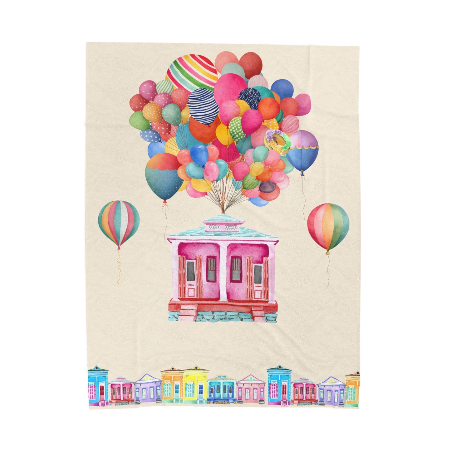 Velveteen Plush Blanket - NOLA Ivory (2.O)