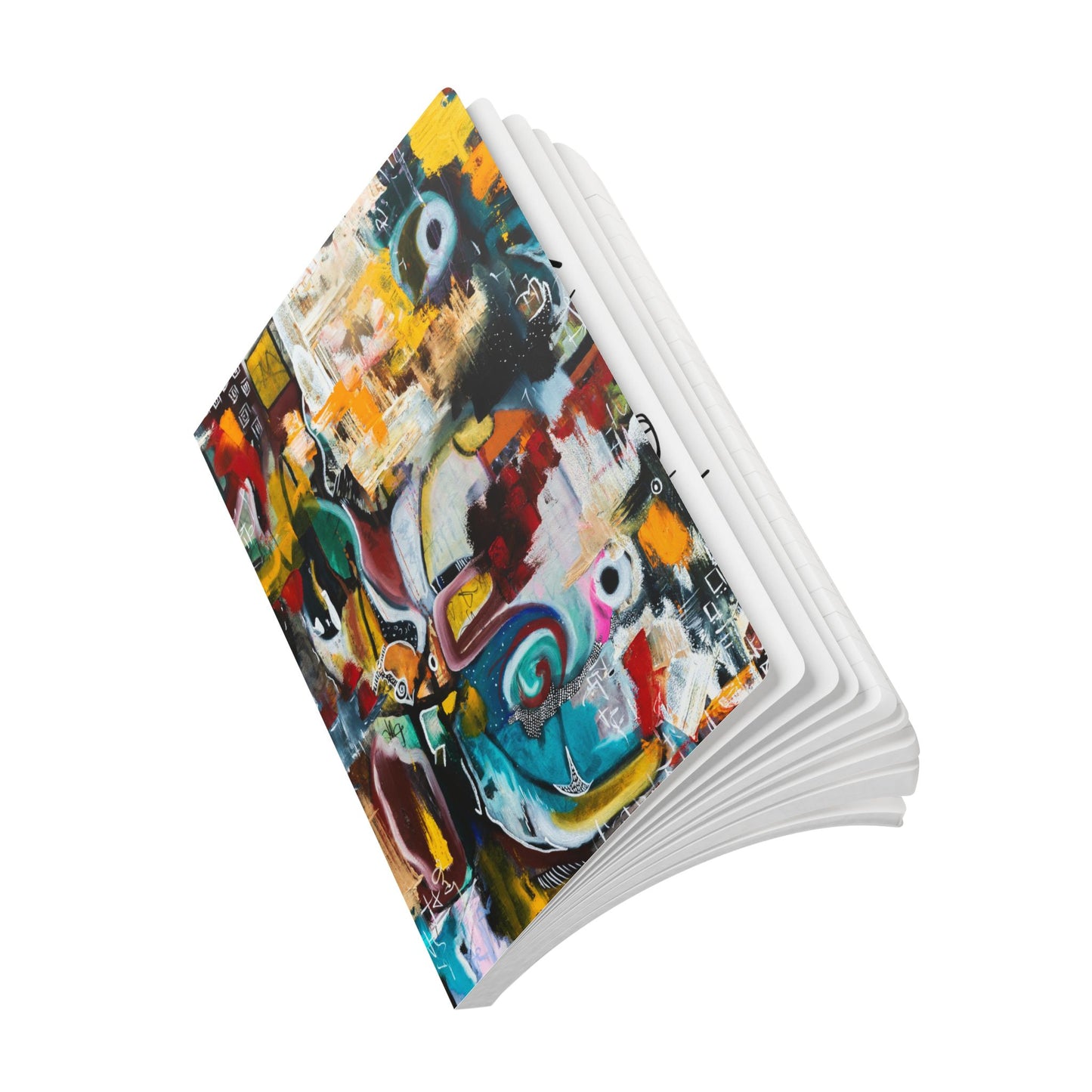 Soft Cover Lined Journal with Coloring Pages - Music Theory