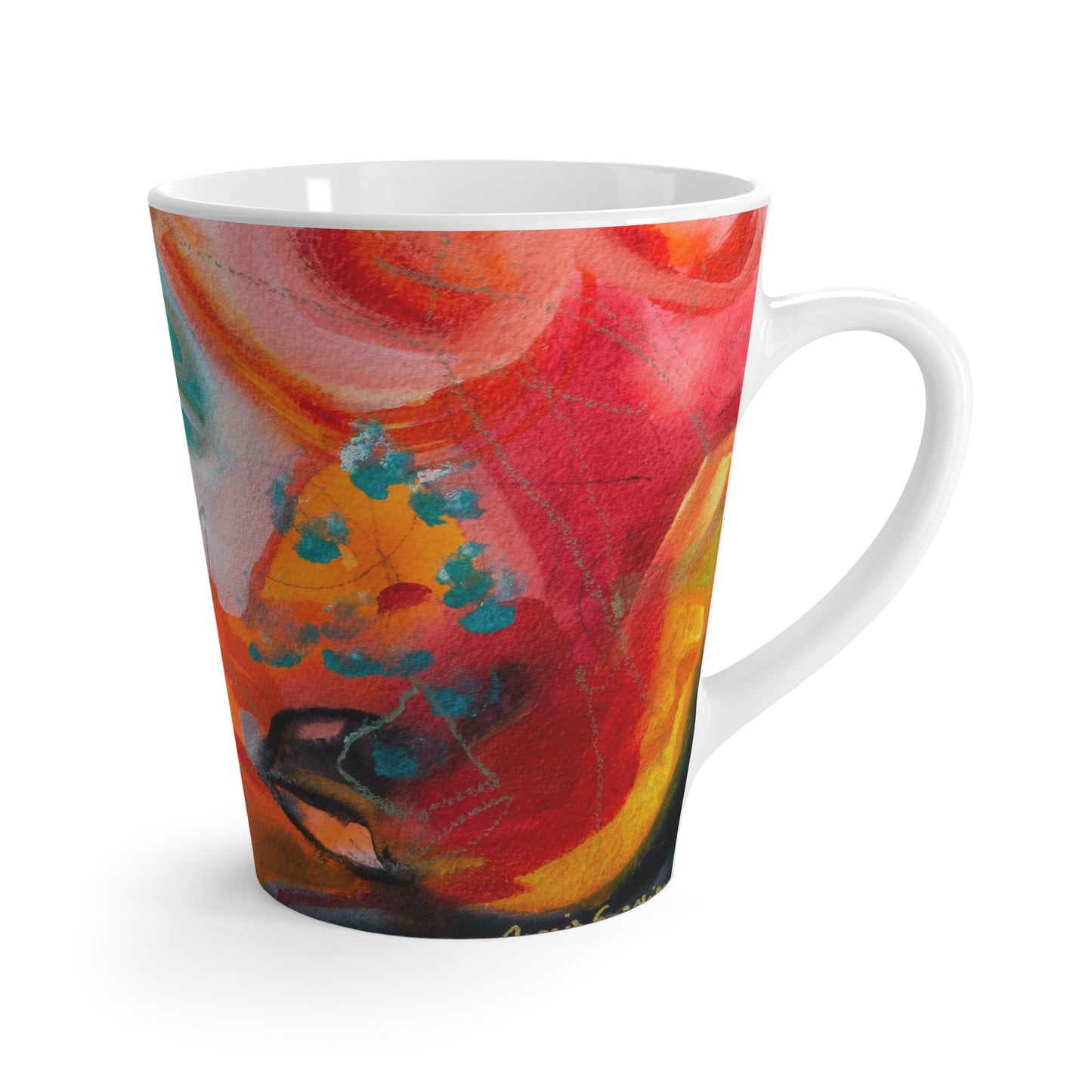 Latte Ceramic Mug - 12 oz