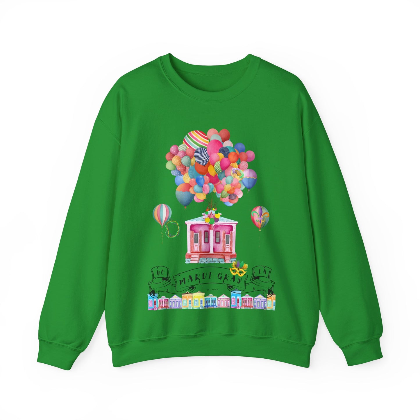 Mardi Gras New Orleans Crewneck Sweatshirt