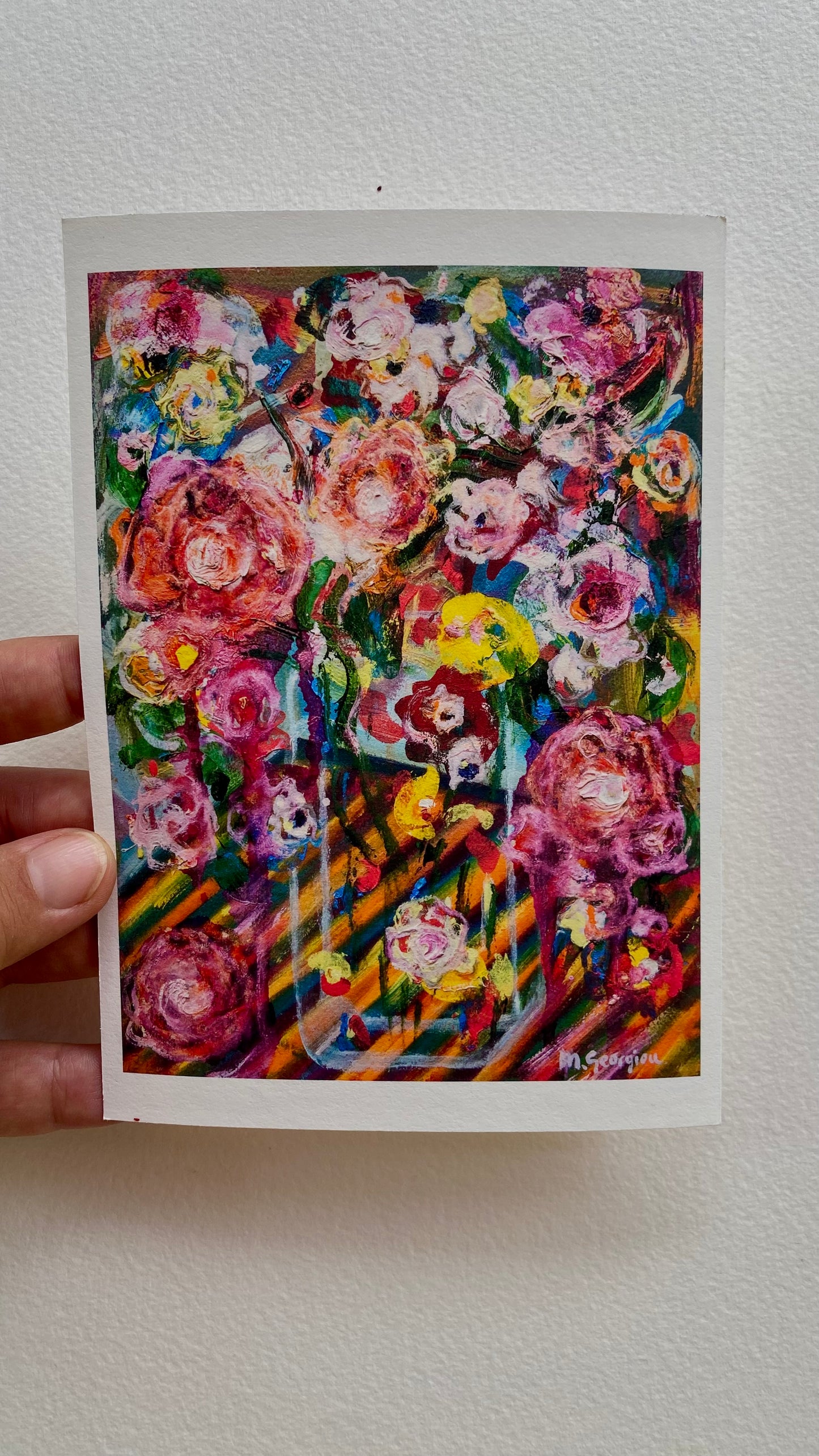 5x7 Art Print of Kaleidoscope of Peonies