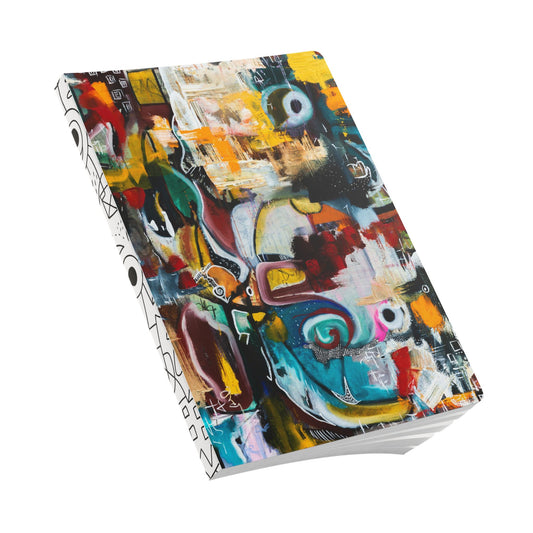 Soft Cover Lined Journal with Coloring Pages - Music Theory