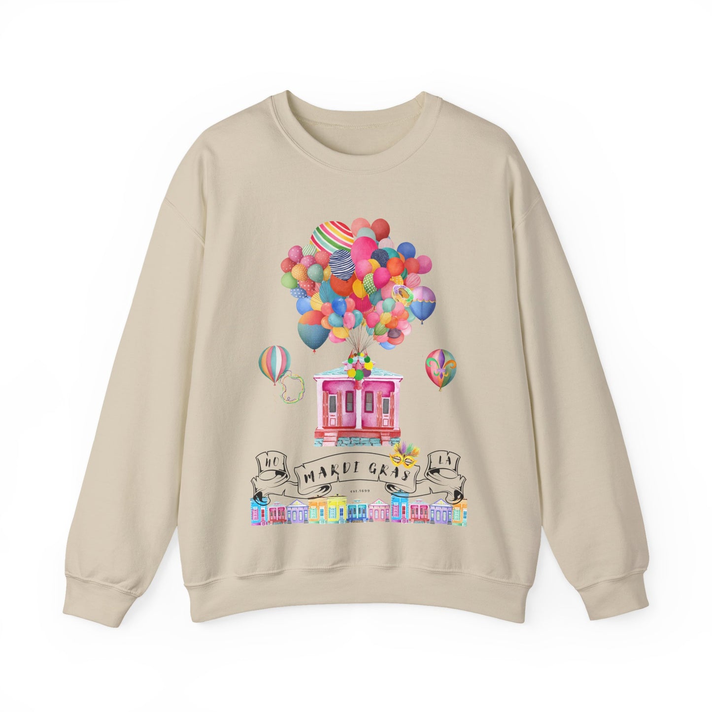 Mardi Gras New Orleans Crewneck Sweatshirt
