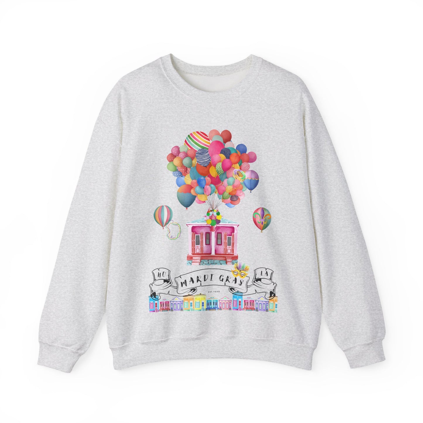 Mardi Gras New Orleans Crewneck Sweatshirt