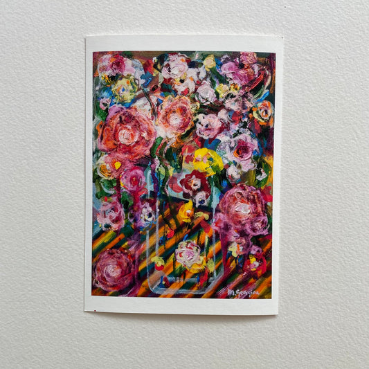 5x7 Art Print of Kaleidoscope of Peonies