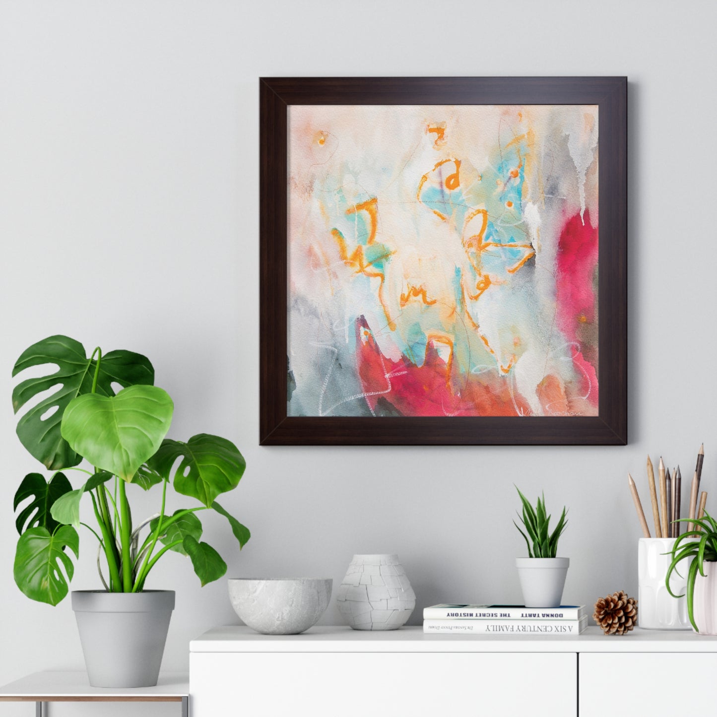 Framed Abstract Art Print