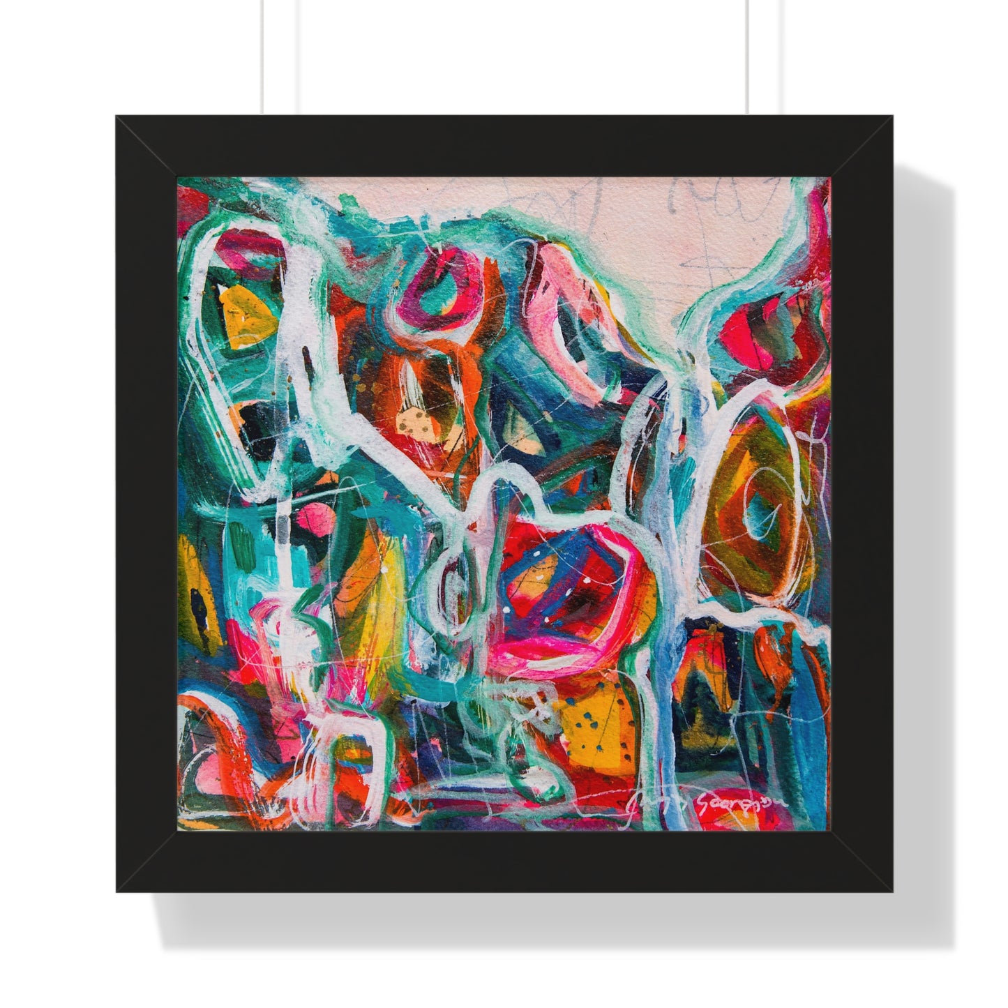 Framed Abstract Art Print