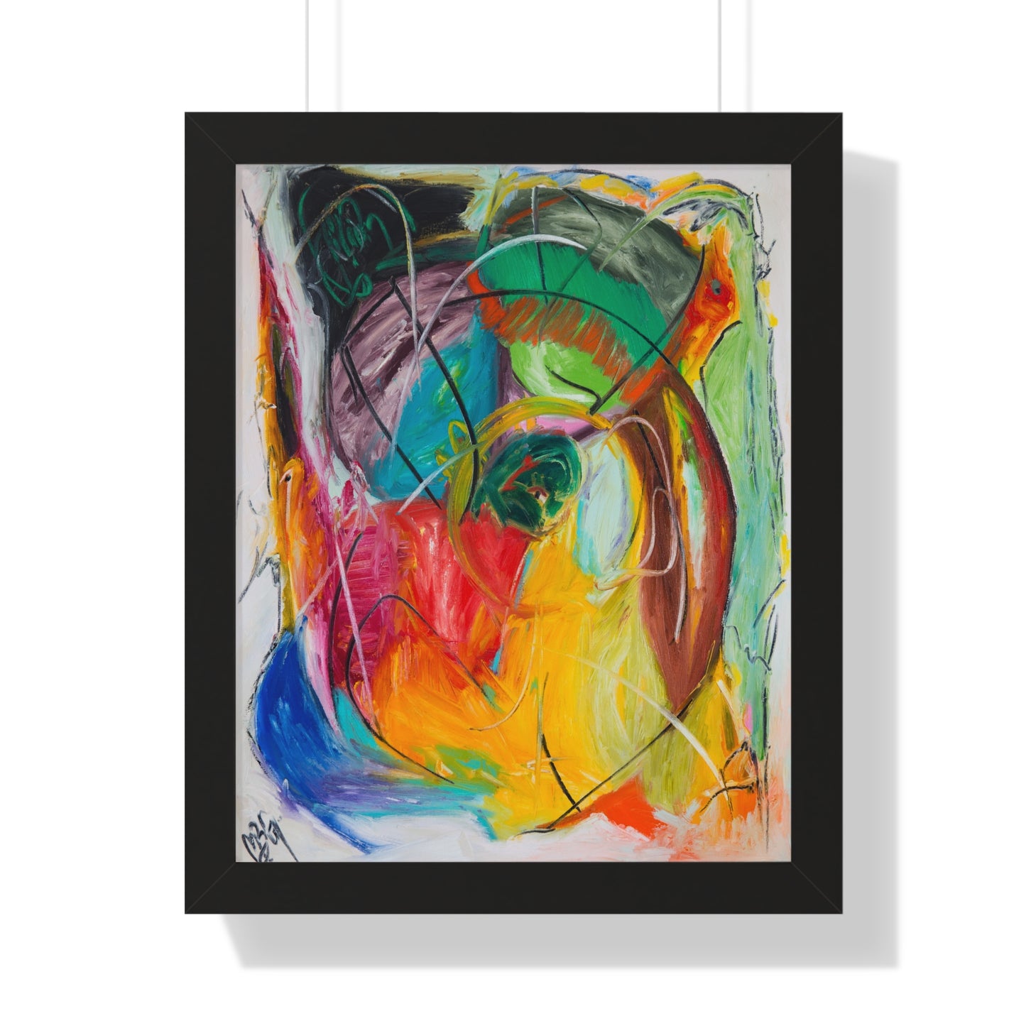 Framed Abstract Art Print