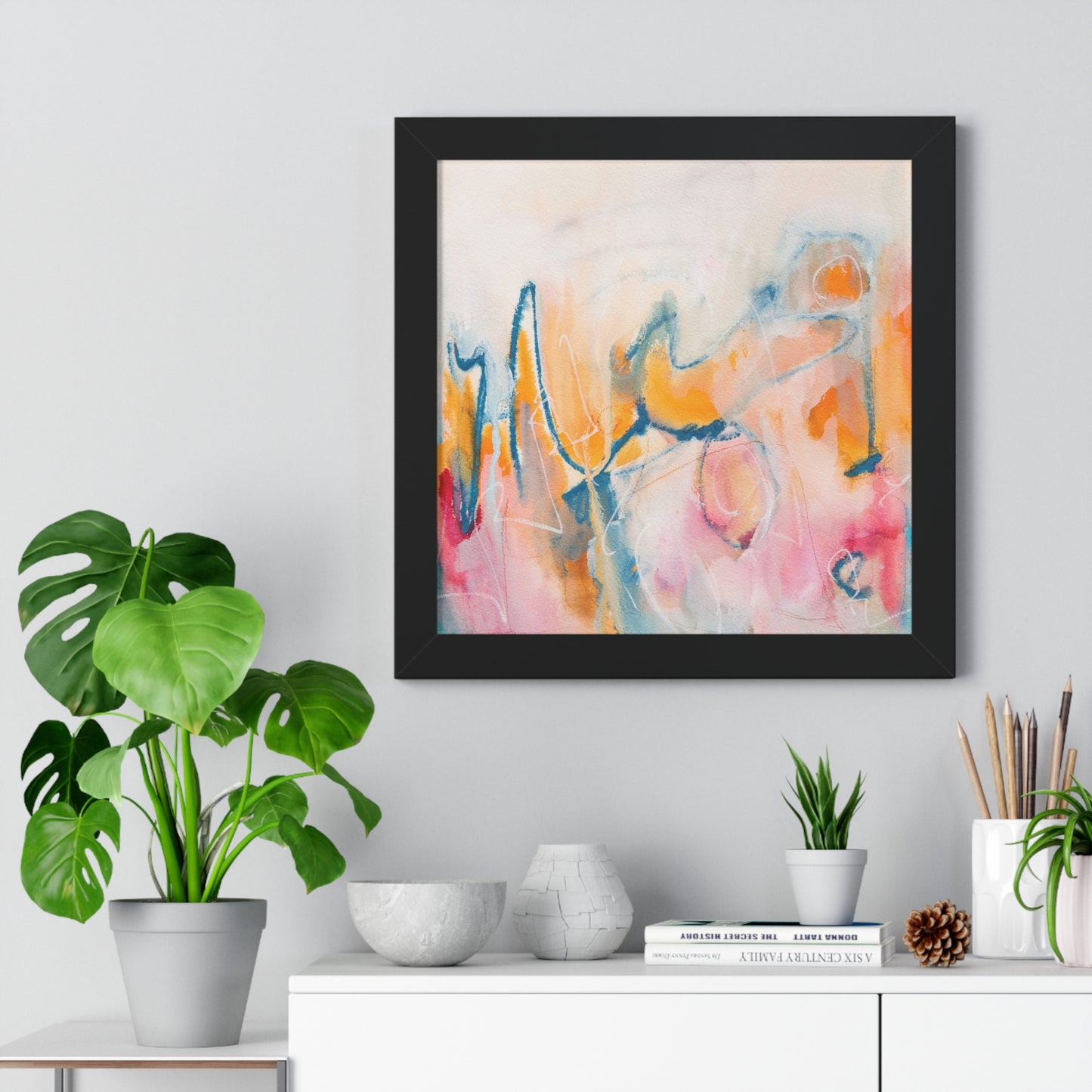 Framed Abstract Art Print