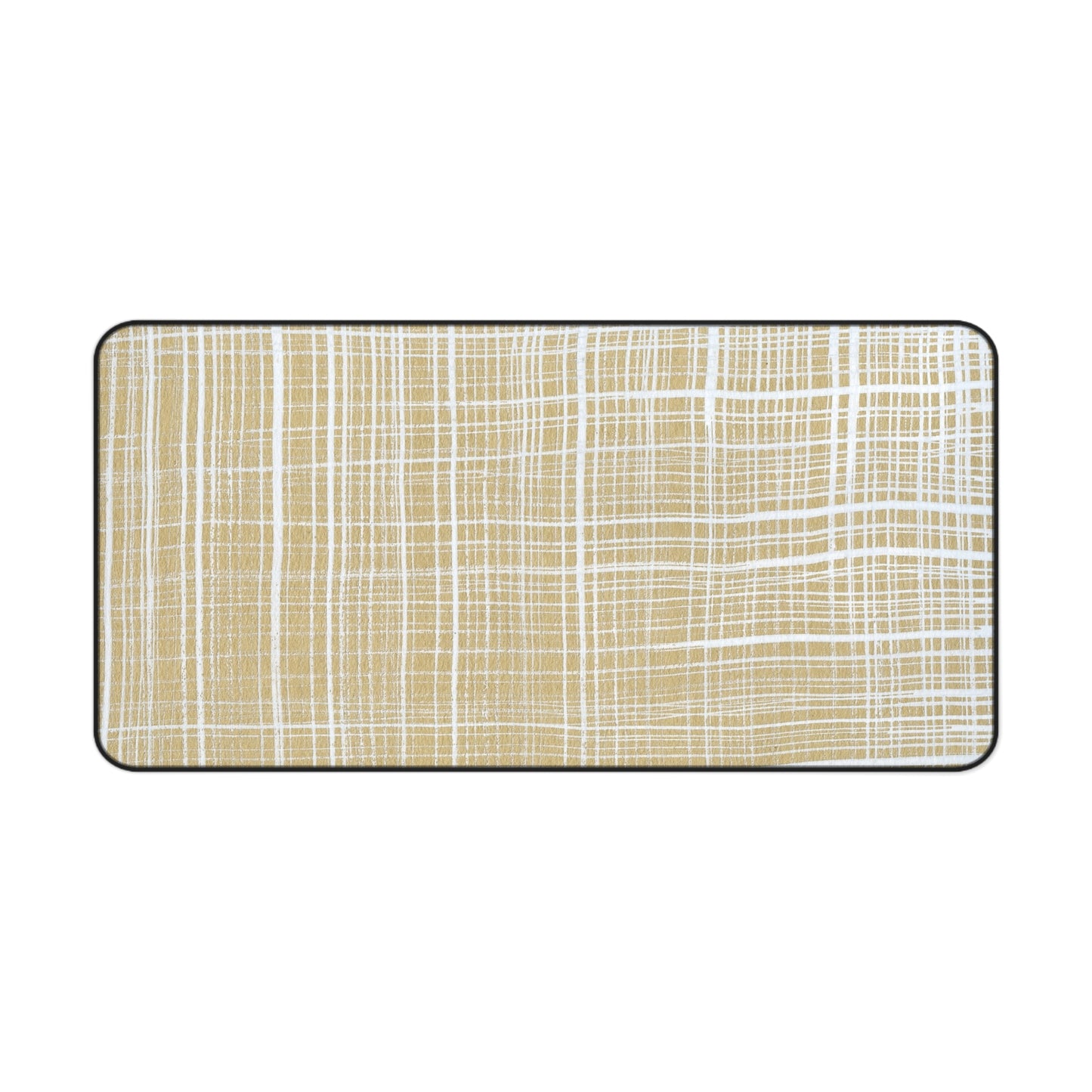 Desk Mat -White Gingham
