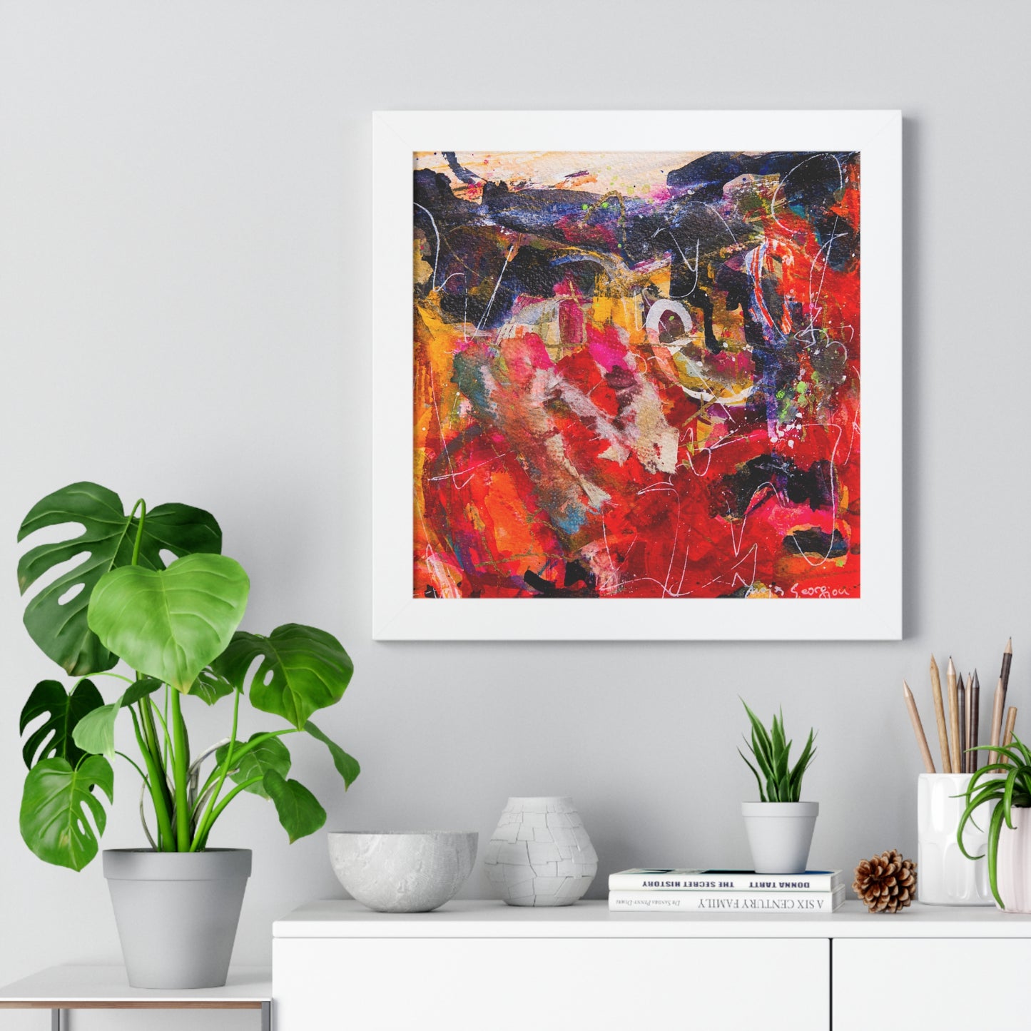 Framed Abstract Art Print