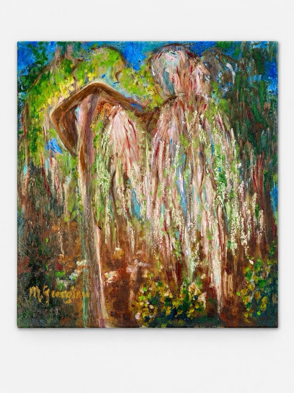 Held by the Light - FRAMED ORIGINAL OIL PAINTING