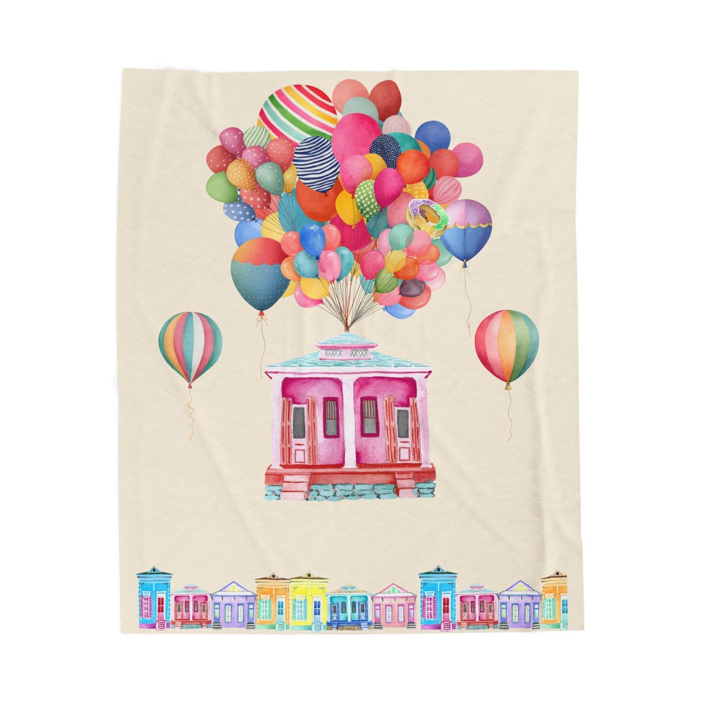 Velveteen Plush Blanket - NOLA Ivory (2.O)