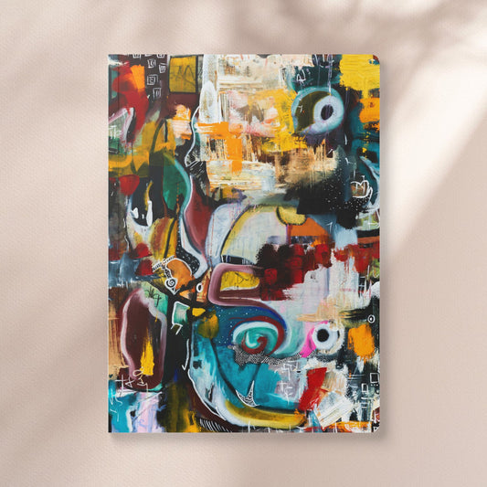 Soft Cover Lined Journal with Coloring Pages - Music Theory