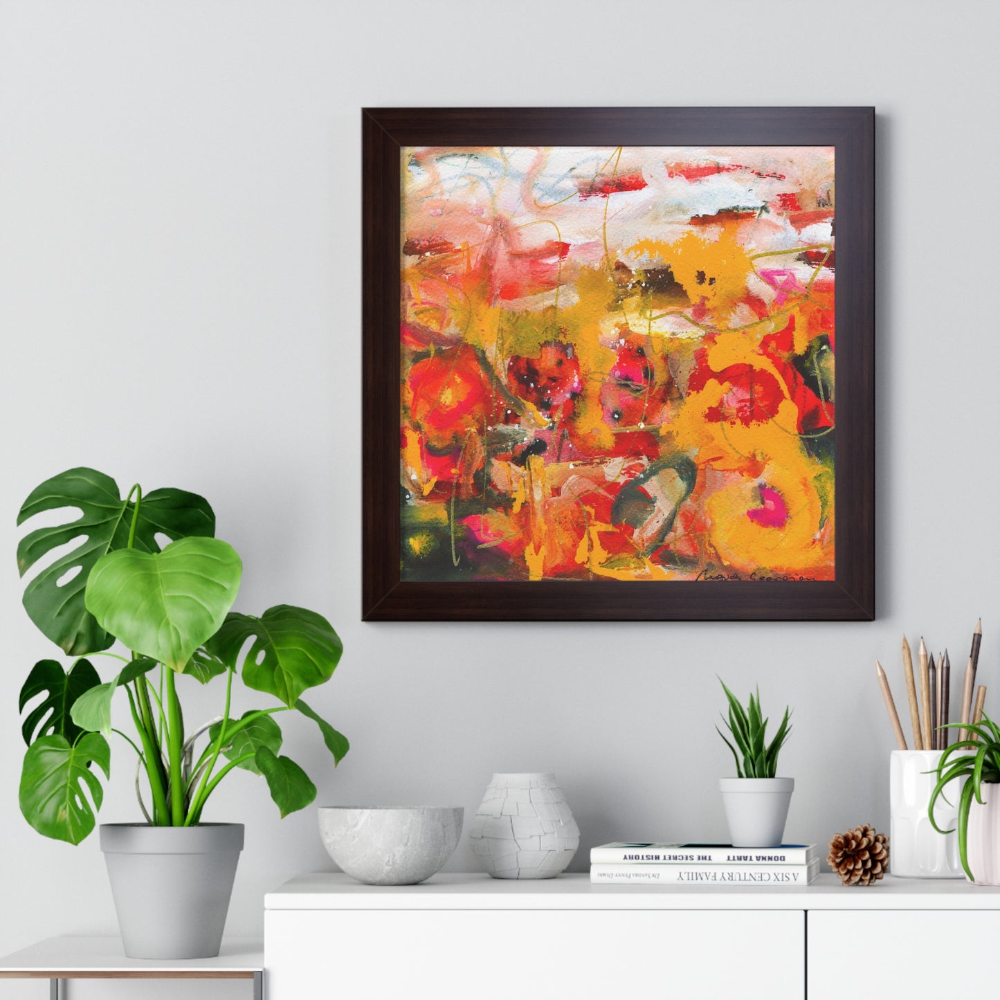 Framed Abstract Art Print