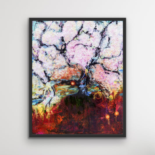 Lanterns in the Orchard - Fine Art Giclée Print