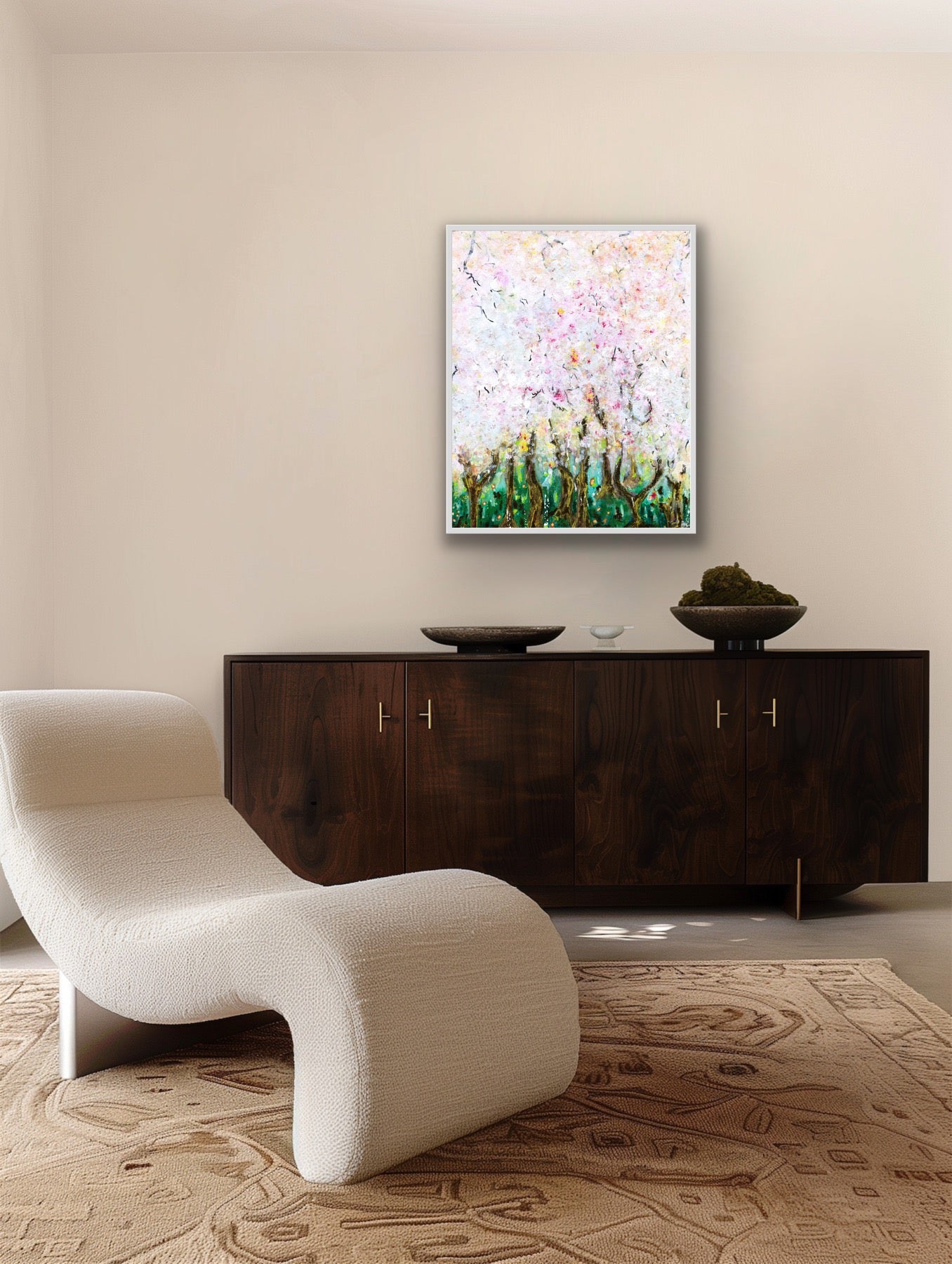 Echoes of Spring Carried in Blossoms