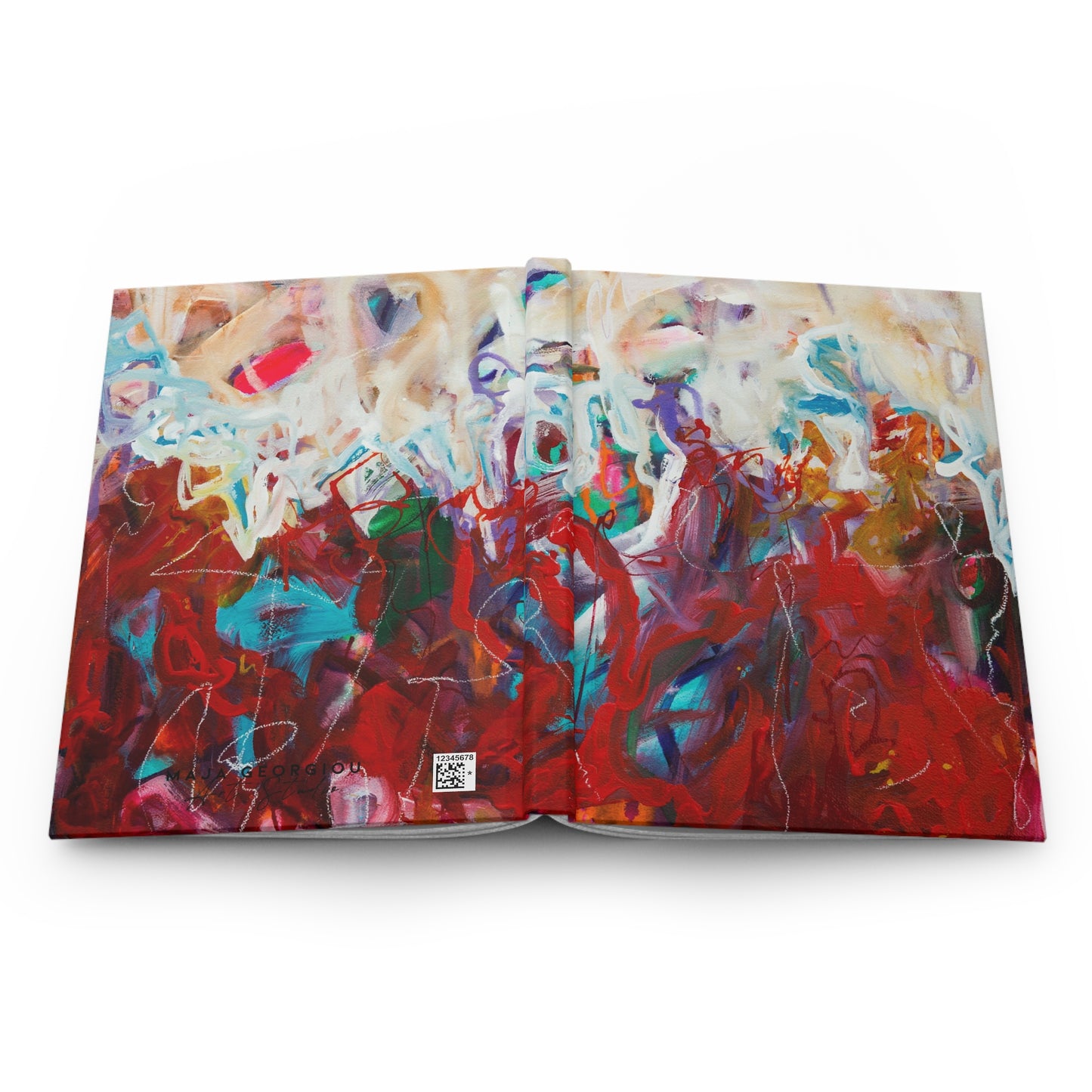 Field of Fire and Sky - Hardcover Journal