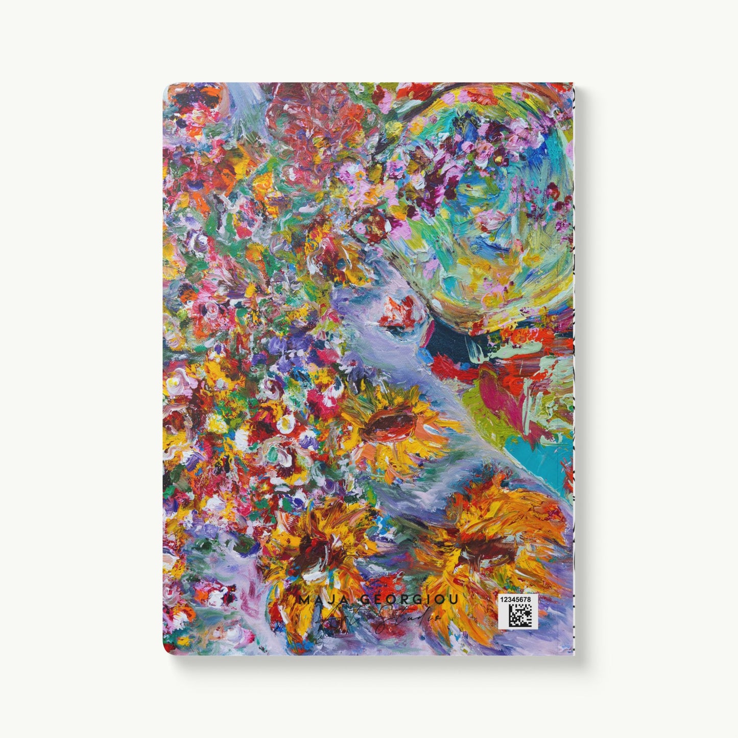Beautiful Chaos - Soft Cover Lined Journal with Coloring Pages