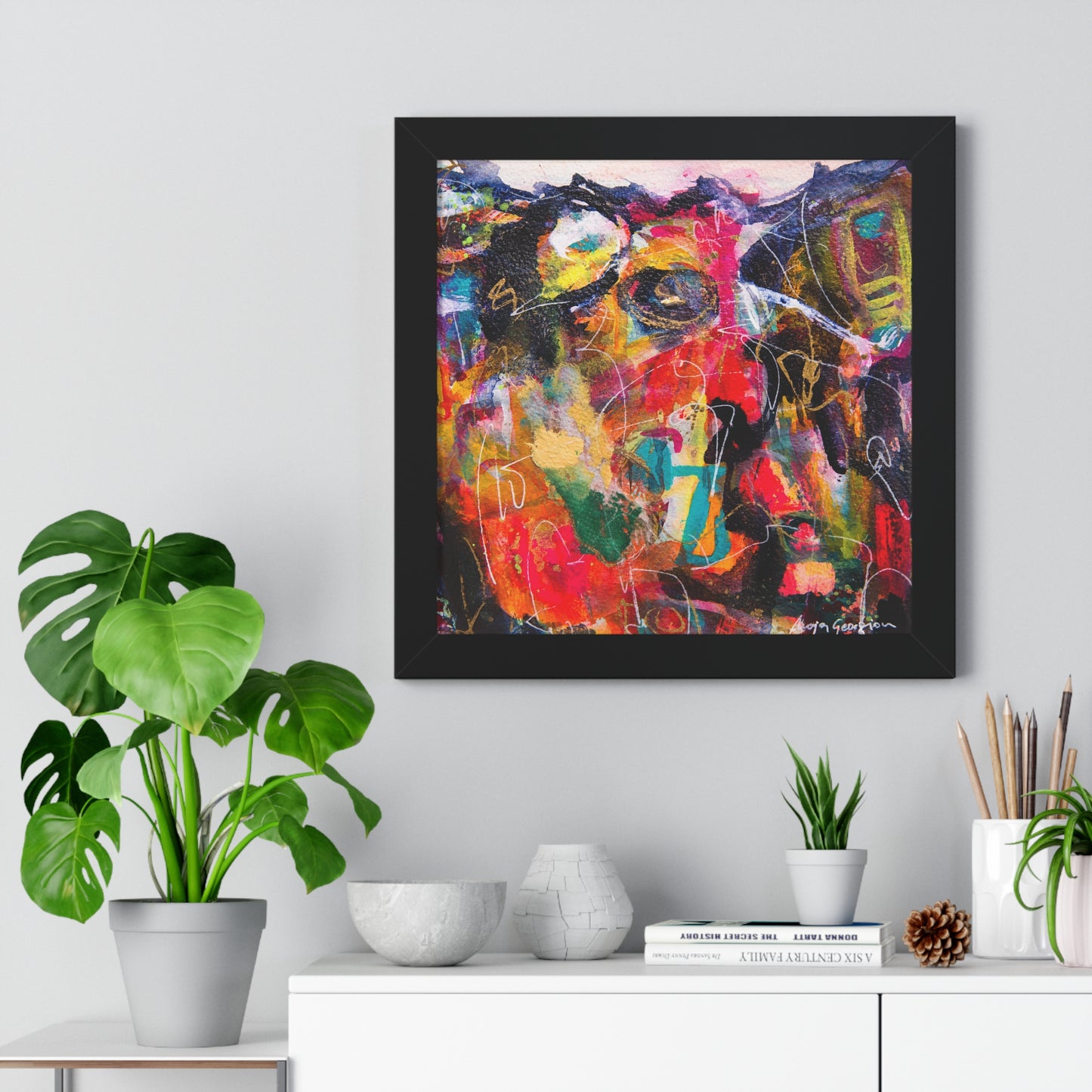 Framed Abstract Art Print