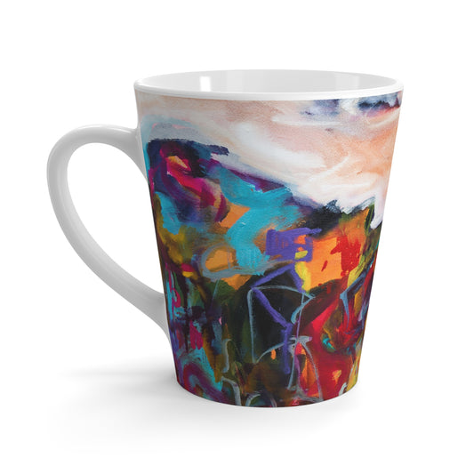 Latte Ceramic Mug - 12 oz