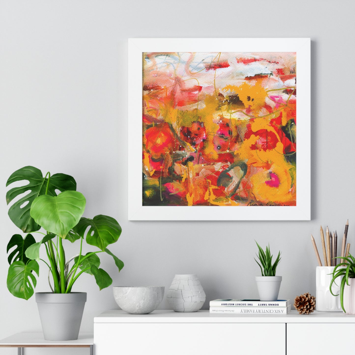 Framed Abstract Art Print