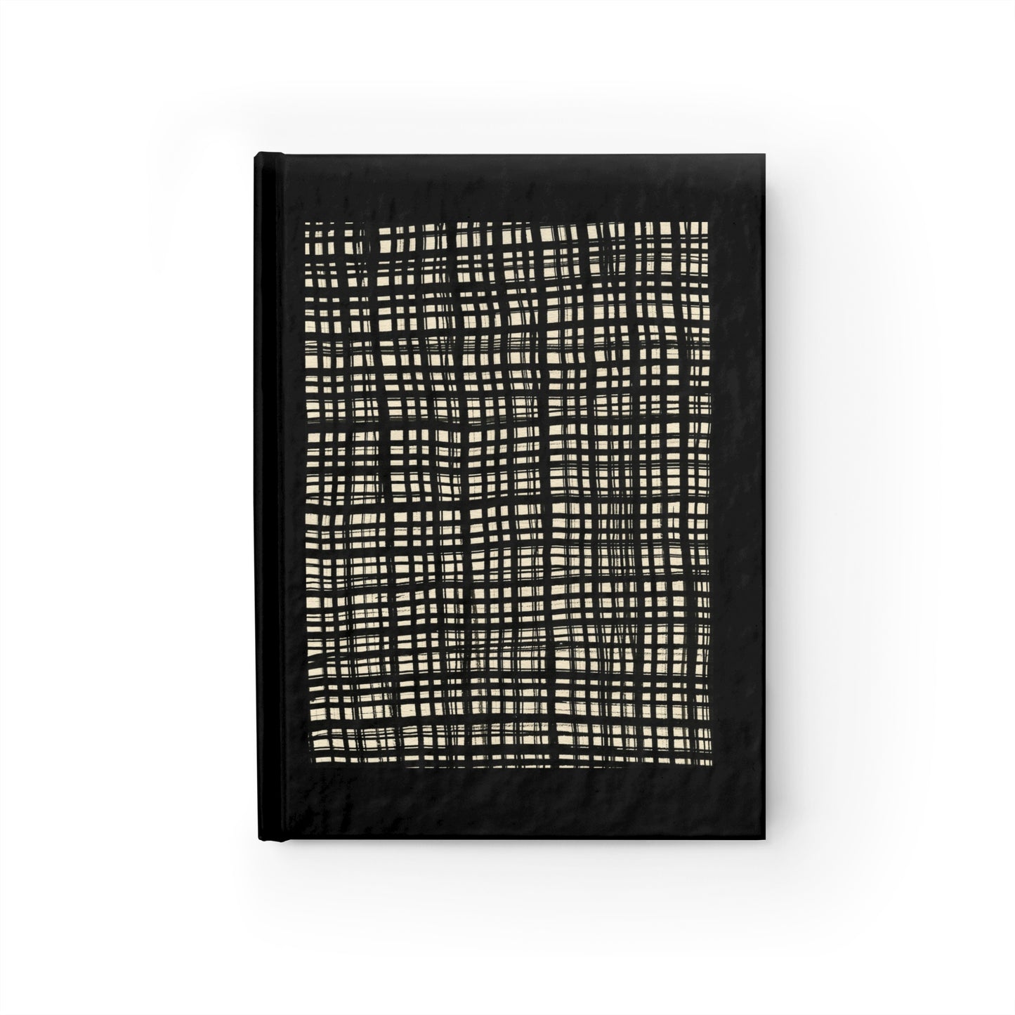 Blank Sketchbook - Black Gingham