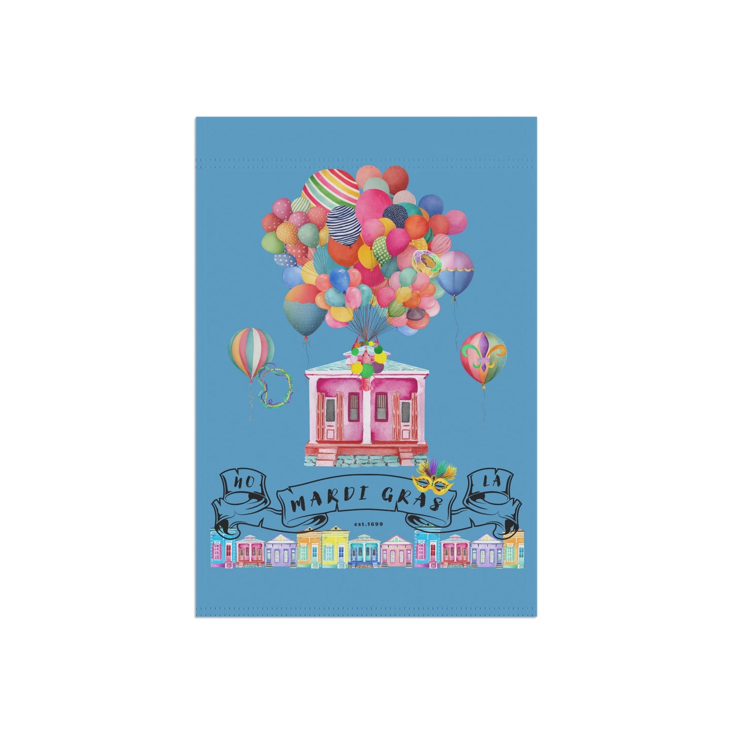 Mardi Gras Garden Flag