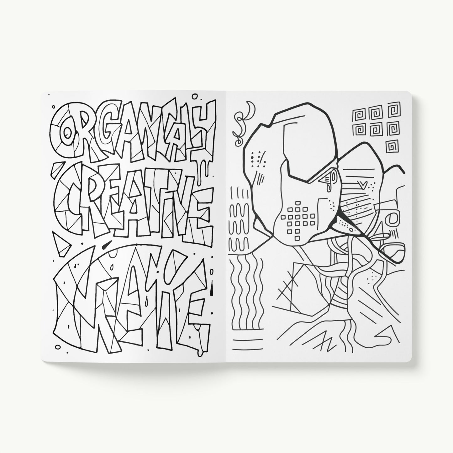 Soft Cover Lined Journal with Coloring Pages - Music Theory