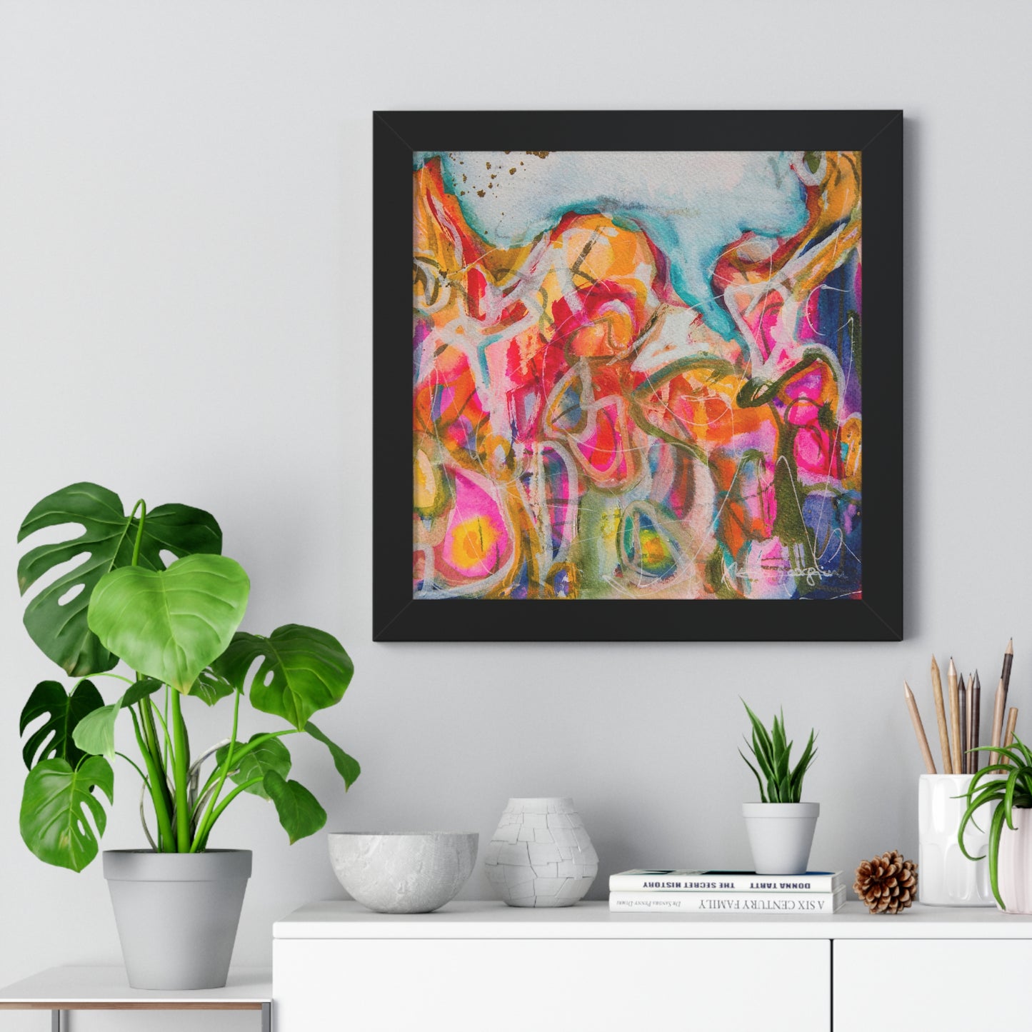 Framed Abstract Art Print