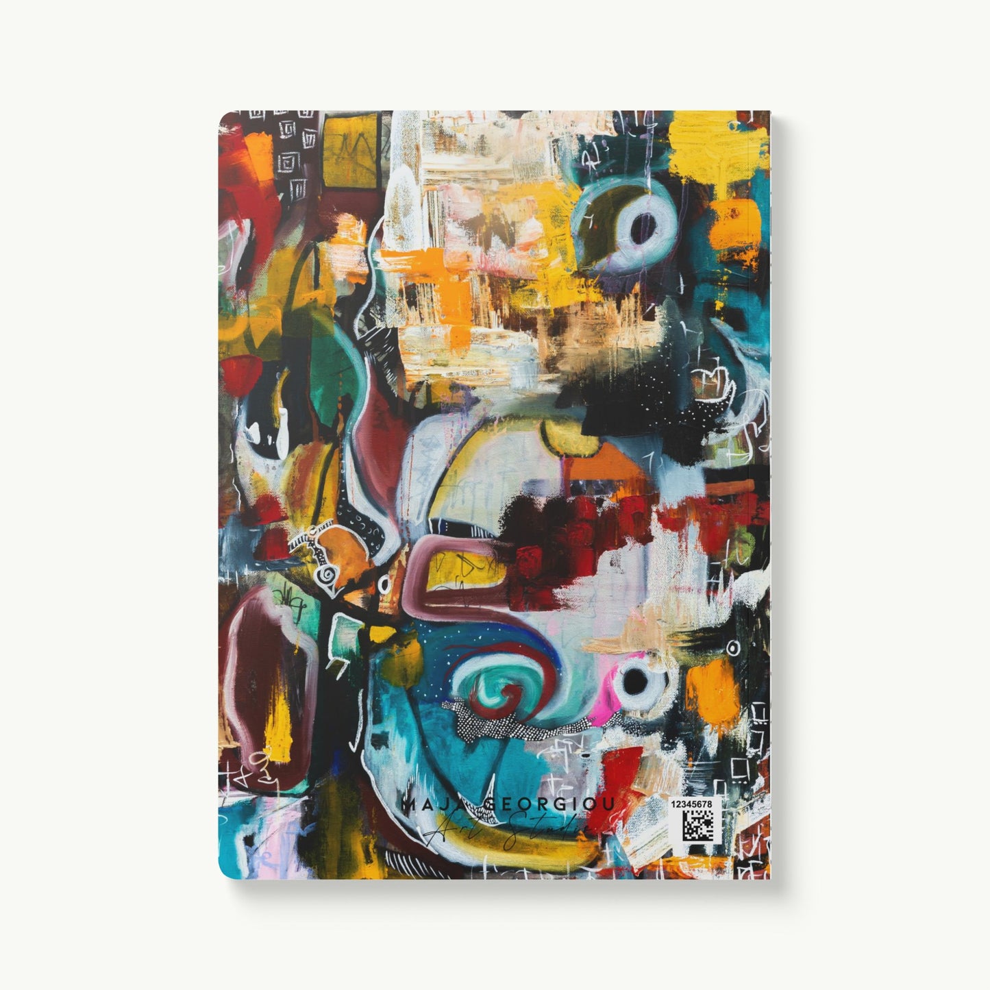 Soft Cover Lined Journal with Coloring Pages - Music Theory