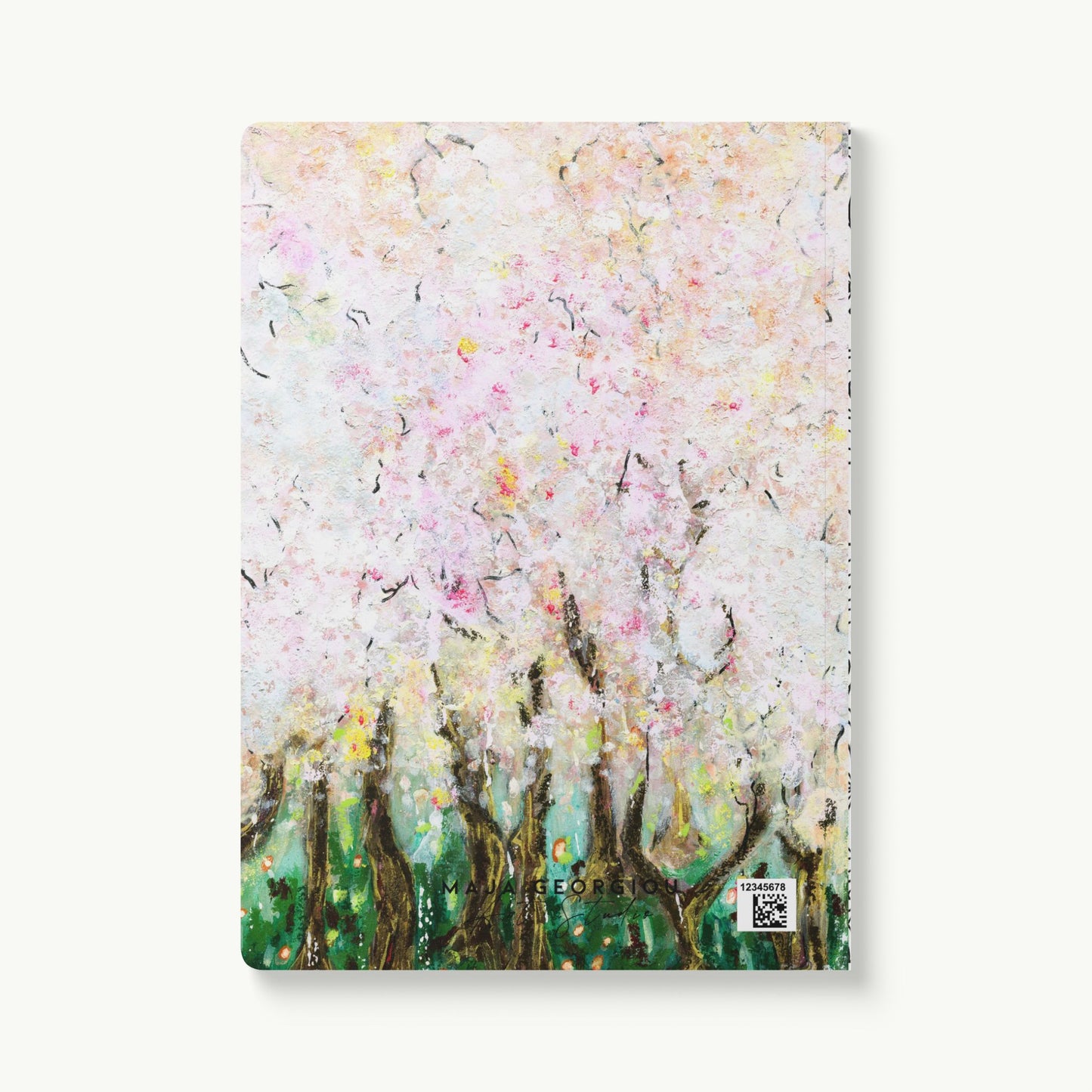 Soft Cover Lined Journal with Coloring Pages