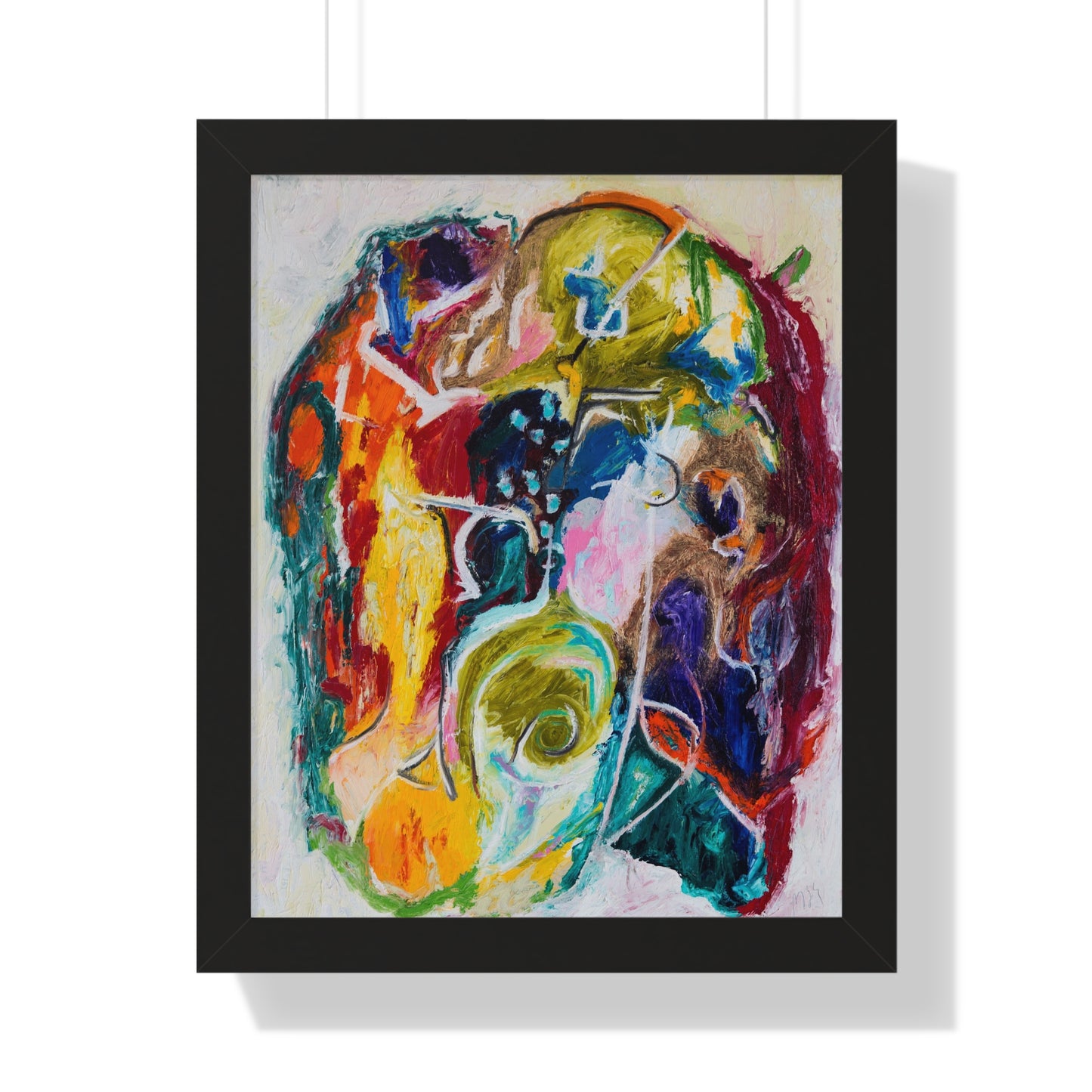 Framed Abstract Art Print