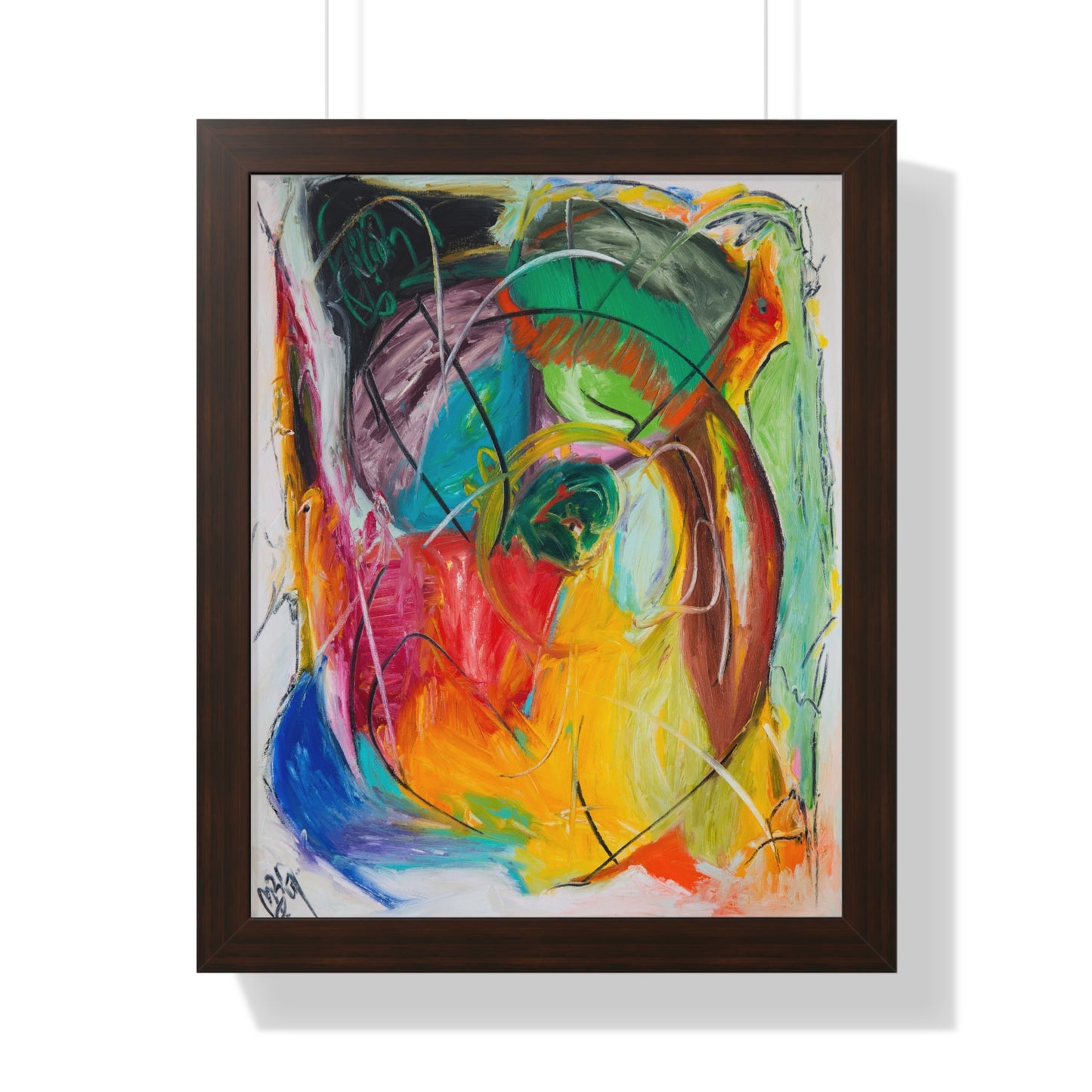 Framed Abstract Art Print