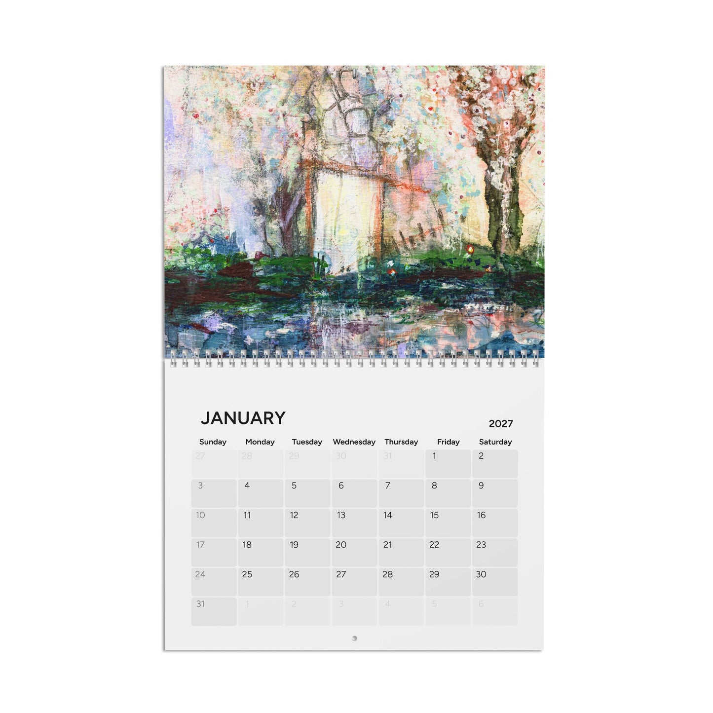 2027 Landscapes and Blossoms  - WALL CALENDAR