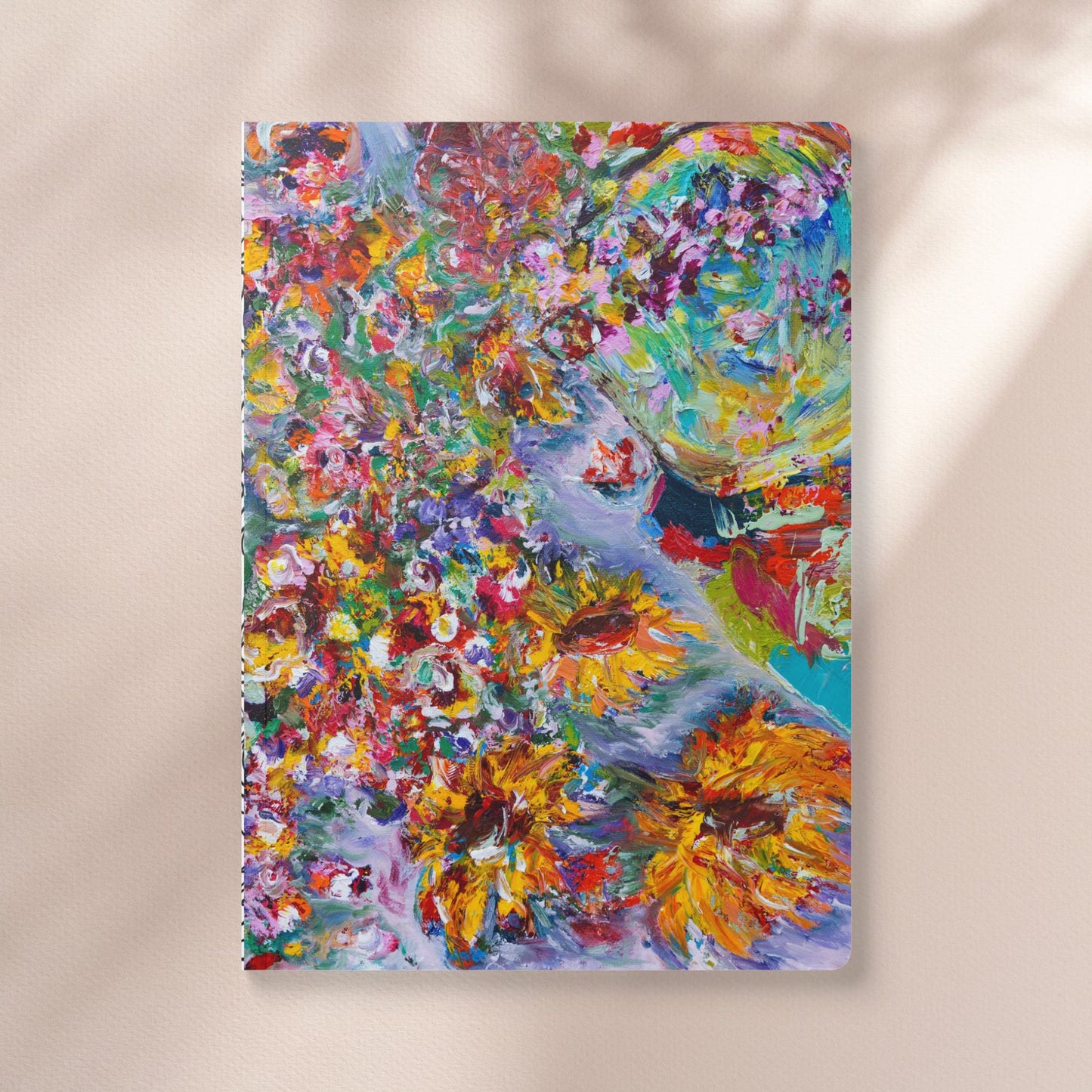 Beautiful Chaos - Soft Cover Lined Journal with Coloring Pages