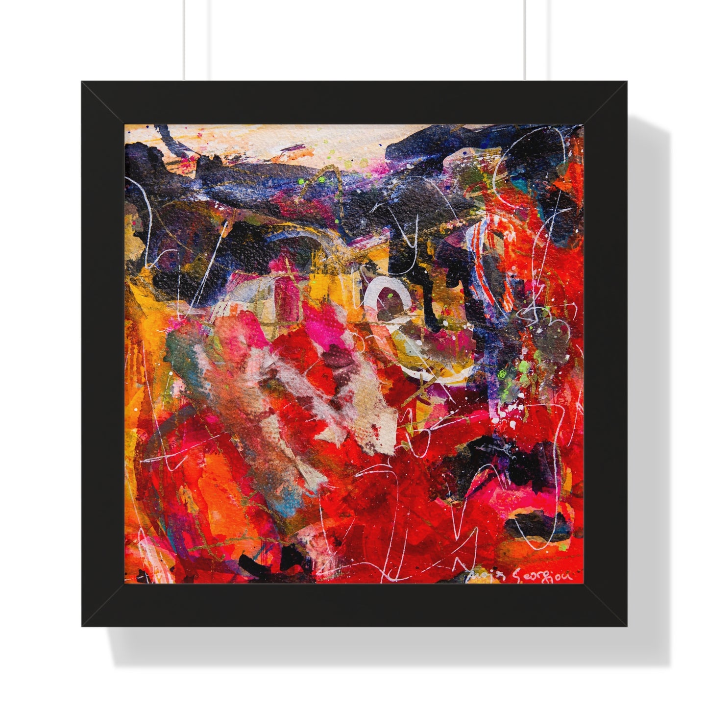 Framed Abstract Art Print