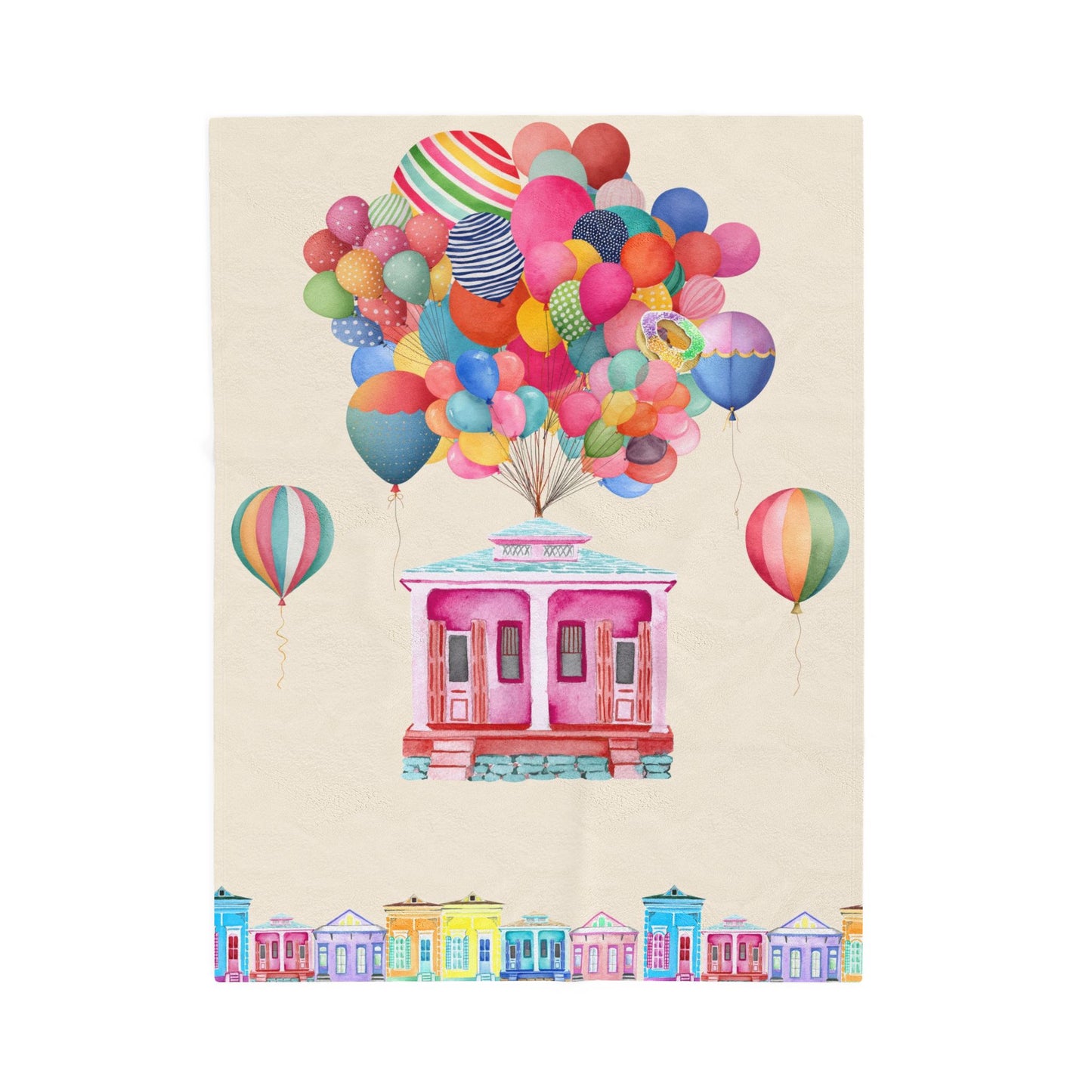 Velveteen Plush Blanket - NOLA Ivory (2.O)