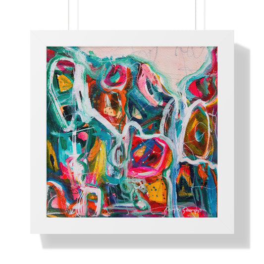 Framed Abstract Art Print