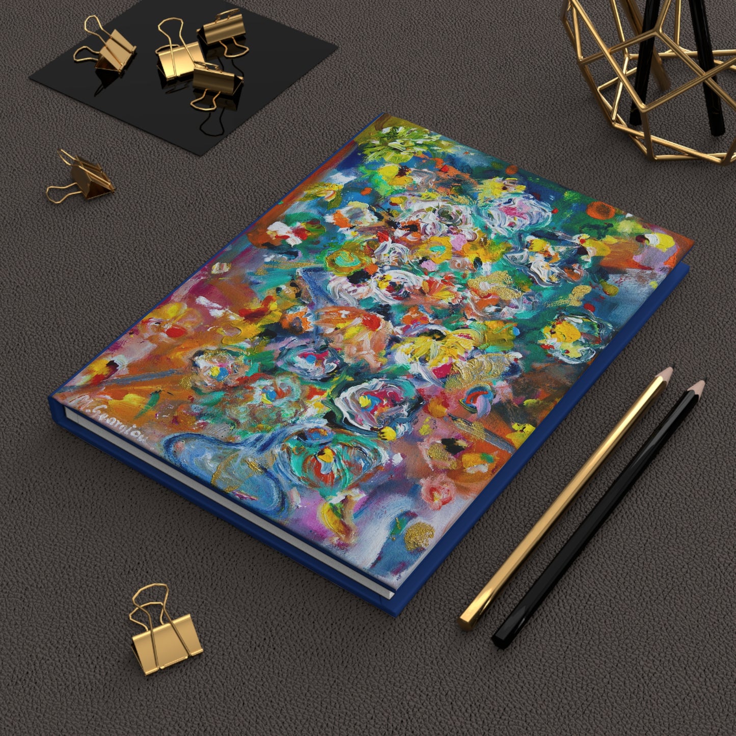 A Bouquet, Shaken Not Stirred - Hardcover Journal