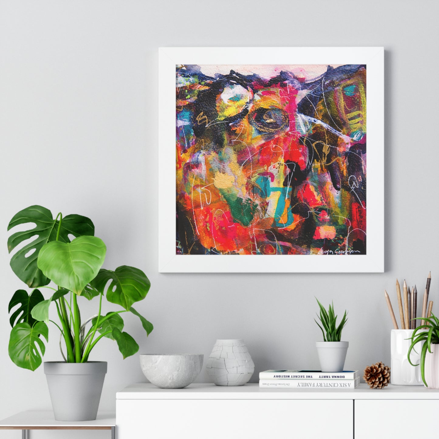 Framed Abstract Art Print