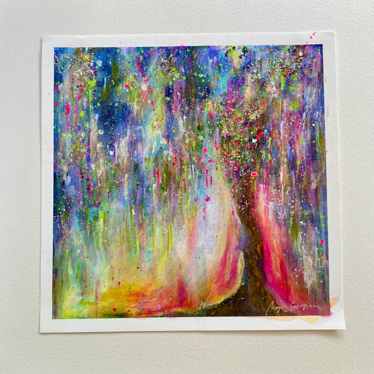 12x12 Hand painted Memories of Mardi Gras
