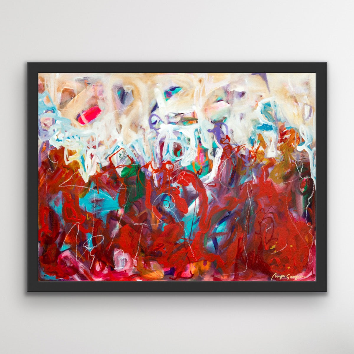 Fields of Fire and Sky - Fine Art Giclée Print