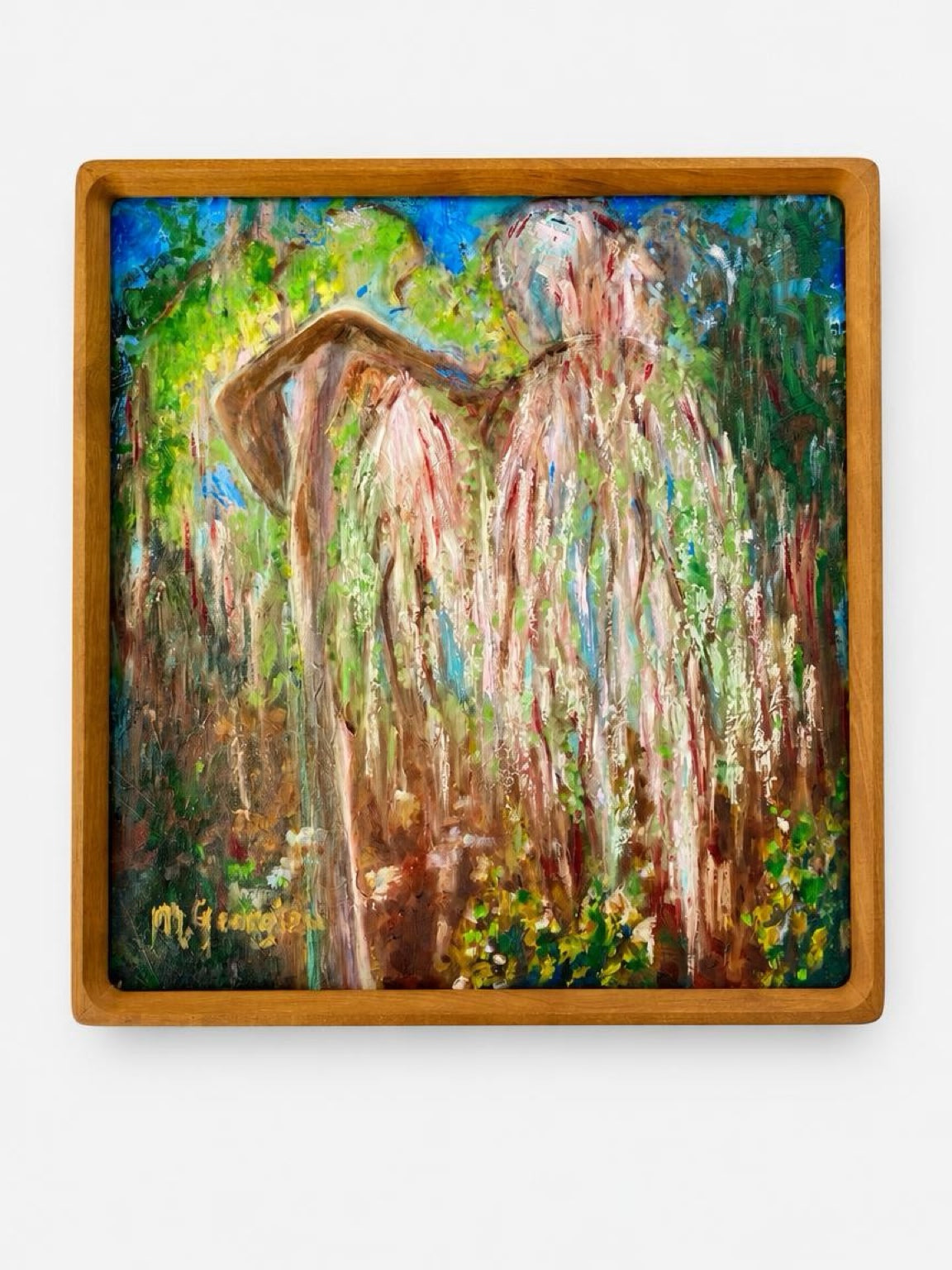 Held by the Light - FRAMED ORIGINAL OIL PAINTING