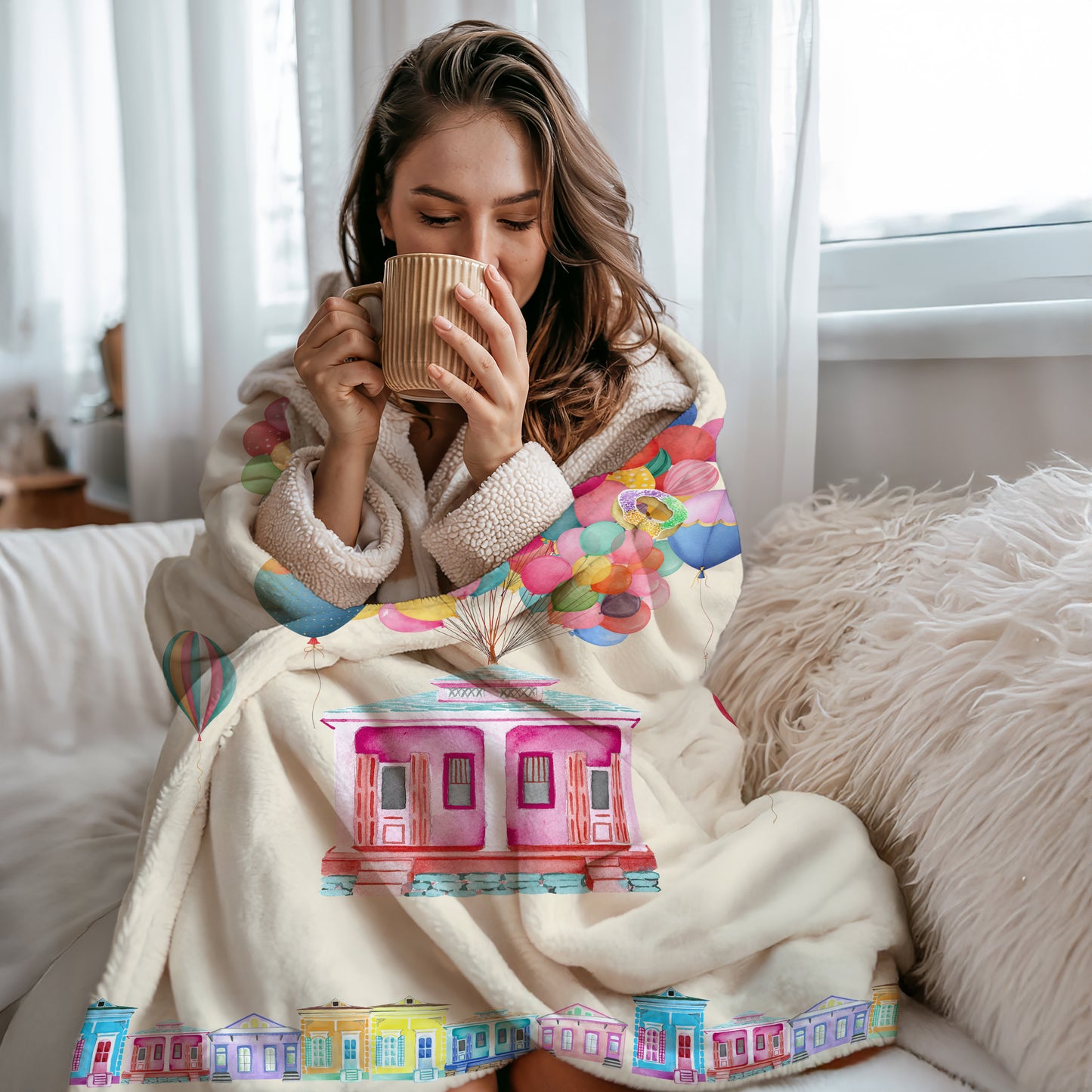 Velveteen Plush Blanket - NOLA Ivory (2.O)