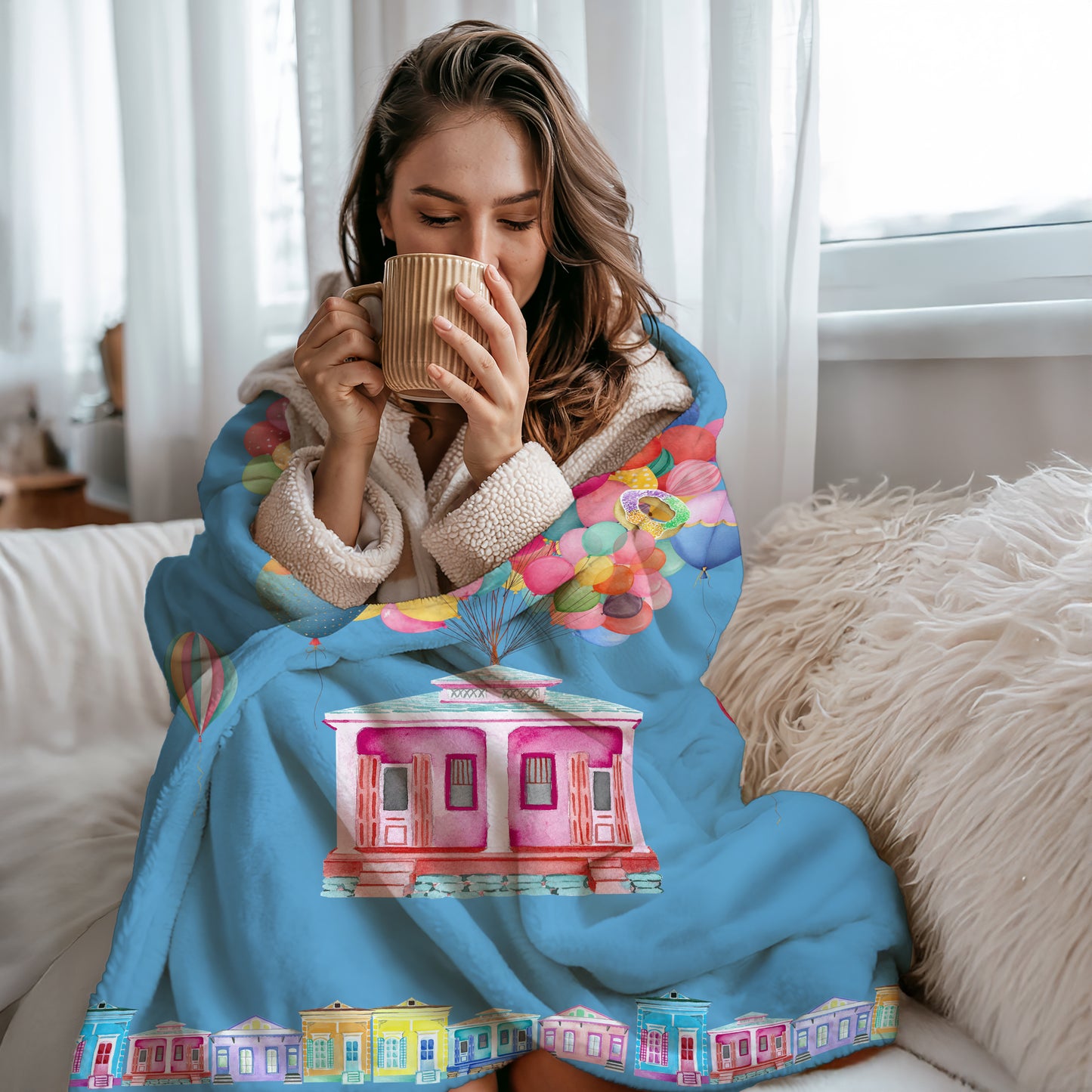 Velveteen Blanket Plush - NOLA Blue (2.0)